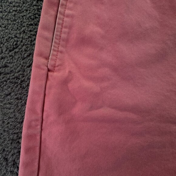 Vineyard Vines Club Salmon Pink Shorts Size 34 Chino Zip Fly Preppy Whale Logo - Picture 13 of 16
